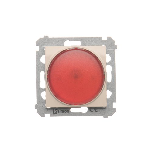 LED signalizátor - červené světlo krémová