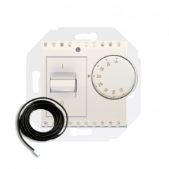 Simon Teplotný termostat s externým senzorom cream