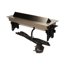 Výklopný blok zapustený, 2x USB nabíjací port, kryt 2mm, kábel 1.8m