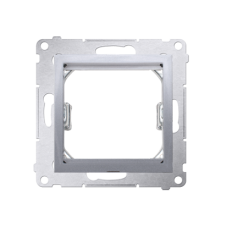 Adaptér přechodový (průchodka) pro zařízení standardu 45 x 45 mm, Simon 54, barva stříbrná metalizovaná