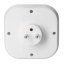 Rozbočka do zásuvky 3x 16A, USB A+C s rychlonabíječou 20W PD, bílá