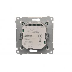 Digitálny programovateľný termostat Simon so zabudovaným teplotným senzorom biely