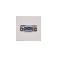Kryt K45 VGA (D-SUB 15) 45 × 45 mm čisto biely