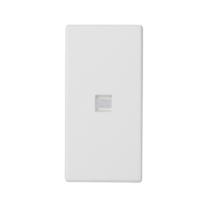 Kryt K45 s podsvícením barva: bílý 45×22,5mm čistě bílá