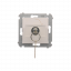 Spínač jednopólový na klíček - 2 polohový „0-I” (přístroj s krytem) 5A 250V, pro pájení, bílá