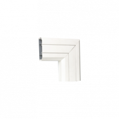 Ploché kĺbové dno CABLOMAX 130 × 55 mm čisto biela