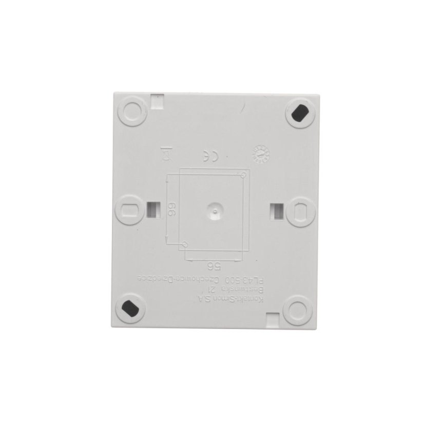 2-násobný AC spínač (zariadenie s krytom), IP44, s podsvietením, radenie 6So+6So, 10 A / 250 V~, skrutkové svorky, Aquaclick, farba biela