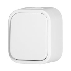 Vypínač na omietku striedavý "schodišták", 10A, 250V, IP54, WNT-5B2, farba biela