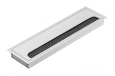 Kabelová průchodka 80 x 280 mm, materiál hliník, eloxovaná