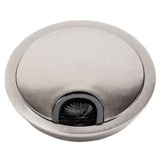 Kabelová průchodka 60 mm, kovová, satén