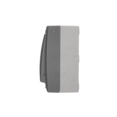 Přepínač střídavý (přístroj s krytem), IP44, řazení 6, 10 A / 250 V~, šroubové svorky, Aquaclick, barva šedá
