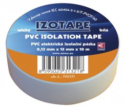 PVC izolačná páska 15/10m biela EMOS