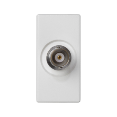 Kryt K45 spojka BNC 45×22,5mm čistě bílá