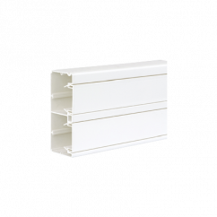 Inštalačný kanál CABLOPLUS PVC 130 × 55 mm Počet otvorov: 2 dĺžka: 2 m čistá biela IK: IK07