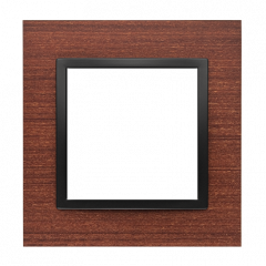 Rámeček 1 - násobný dřevěný ořech/ černý rámeček