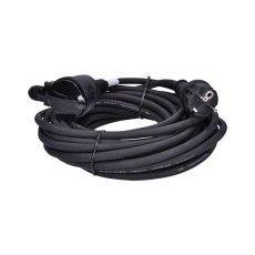 Prodlužovací kabel 10 m, gumový, 1 zásuvka, 3×1,5 mm²
