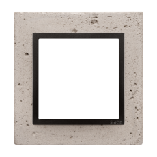 Betonový rámeček 1-násobný světlý beton/antracit