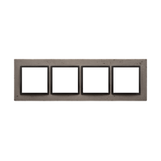 Betonový rámeček 4-násobný tmavý beton/antracit