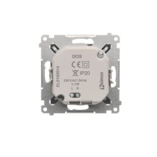 LED osvětlení (přístroj s krytem), 230 V / 0,93 W, barva světla teplá bílá (3100 °K), Simon 54, barva antracitová metalizovaná