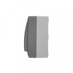 Dvoupólový spínač 10AX, odolný proti vlhkosti, barva šedá