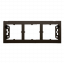 Simon Sadrová škatuľa 3-násobná hnedá matná, metalizovaná