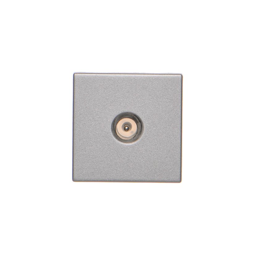 Kryt K45 TV konektor 45 × 45 mm hliník