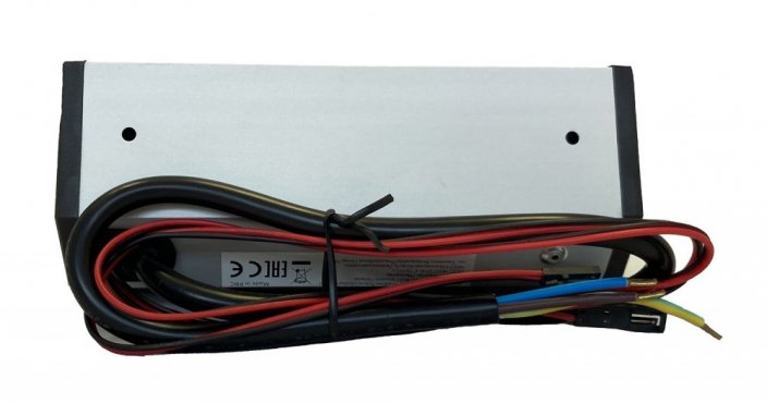 Zásuvka stolný rohová MINI s regulátorom CCT a uzemnenou zásuvkou 230V, kábel 20cm