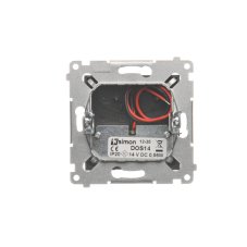 LED osvětlení (přístroj s krytem), 14 V / 0,42 W, barva světla teplá bílá (3100 °K), Simon 54, barva hnědá metalizovaná