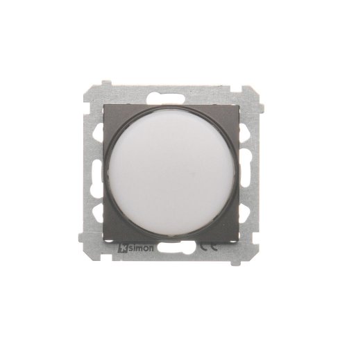 LED signalizátor - bílé světlo hnědá matná, metalizovaná