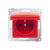 Simon Kryt zásuvky s uzemnením - IP44 - vičko vo farbe krytu, antibakteriálne červené