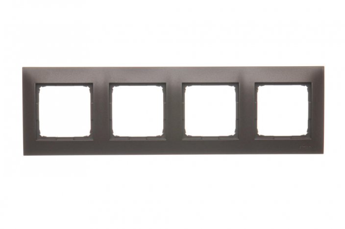 Rámček 4 - pre sadrokartónové krabice hnedá matná, metalizovaná