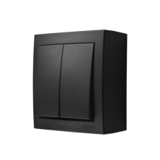 Svítidlová svorkovnice s podsvícením 10AX, odolné proti vlhkosti, barva černá matná