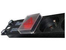 Napájacia lišta do racku Alantec 22.5086 10" panel 1U, 4 zásuvky, vypínač, 1,8m