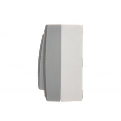 Tlačítko "zvonek" s podsvětlením 10AX, odolné proti vlhkosti, barva šedá