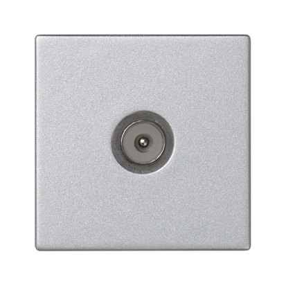 Kryt K45 TV konektor 45 × 45 mm hliník
