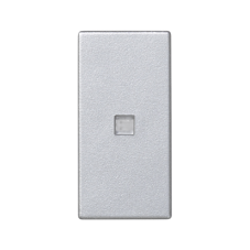 Kryt K45 s podsvícením barva: bílý 45×22,5mm hliník