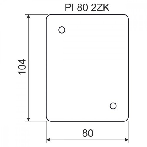 Podložka tepelnoizolačná PI 80 2ZK_XX