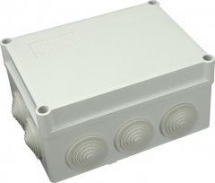 SEZ DK Box 150x110x70mm, 10 okrúhlych priechodiek, IP55