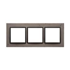 Simon Betónový rám 3-násobný tmavý betón/antracit