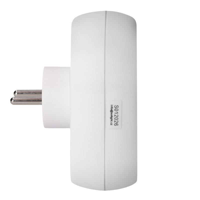 Rozbočka do zásuvky 3x 16A, USB A+C s rychlonabíječou 20W PD, bílá
