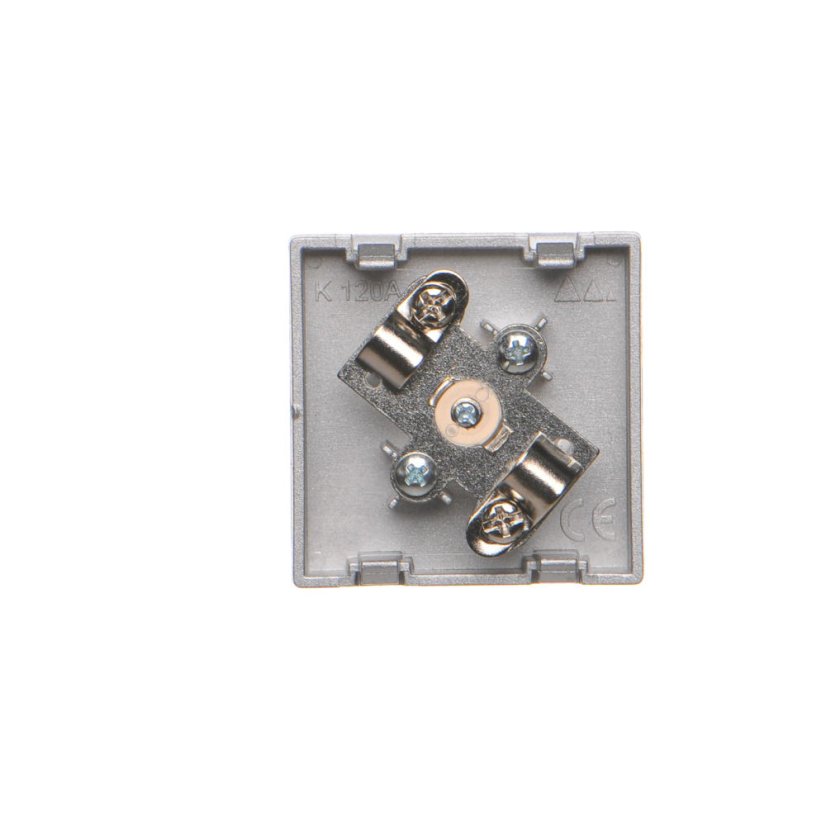Kryt K45 TV konektor 45 × 45 mm hliník
