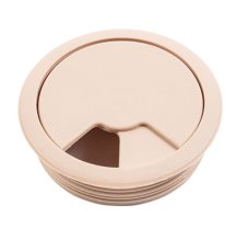 Kabelová průchodka 60 mm, plastová, barva buk