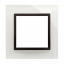 Rámček 1 - násobný, sklenený, búrková / antracit + vlastný výber prístroja v antracitovej farbe
