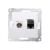Zásuvka antény typu "F" + dátová RJ45 cat.6 biela