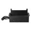 Vestavný zásuvkový blok 2× 230 V, USB-A + USB-C, 2× RJ45 cat.6a, prachový kartáč, barva černá