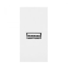 Modulárny nabíjací USB port NOEN. farba biela