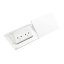 Pop-up blok INCARA 4x zásuvka 250V, (proti sobě), barva bílá, kabel 2m