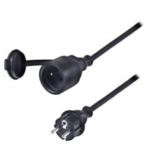 Prodlužovací kabel 20 m, gumový, 1 zásuvka, 3×1,5 mm²