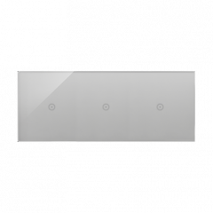 Moduly s dotykovým panelem 3 1 dotykové pole, 1 dotykové pole, bouřková/stříbro