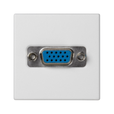 Kryt K45 VGA (D-SUB 15) 45×45mm čistě bílá